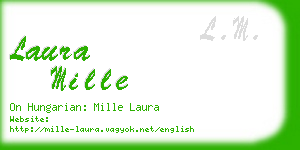 laura mille business card